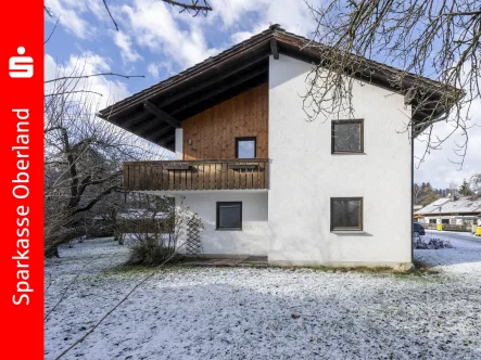 Ostansicht - Haus kaufen in Großweil - Wohn-/Geschäftshaus in Großweil