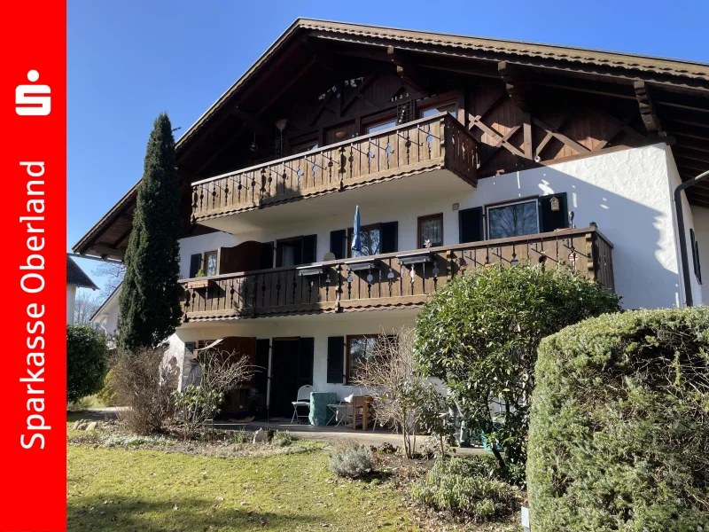 Ostansicht - Wohnung kaufen in Peißenberg - Gemütliche Wohnung mit eigener Terrasse