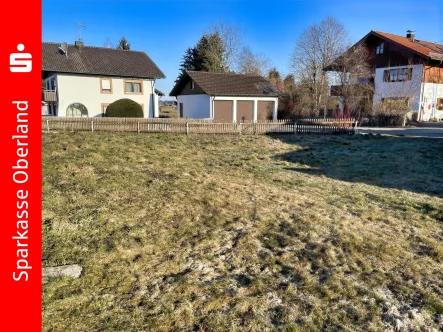 Blick nach Nordwesten - Grundstück kaufen in Peiting - Sonniges Grundstück in ruhiger Lage - verwirklichen Sie Ihren Traum!