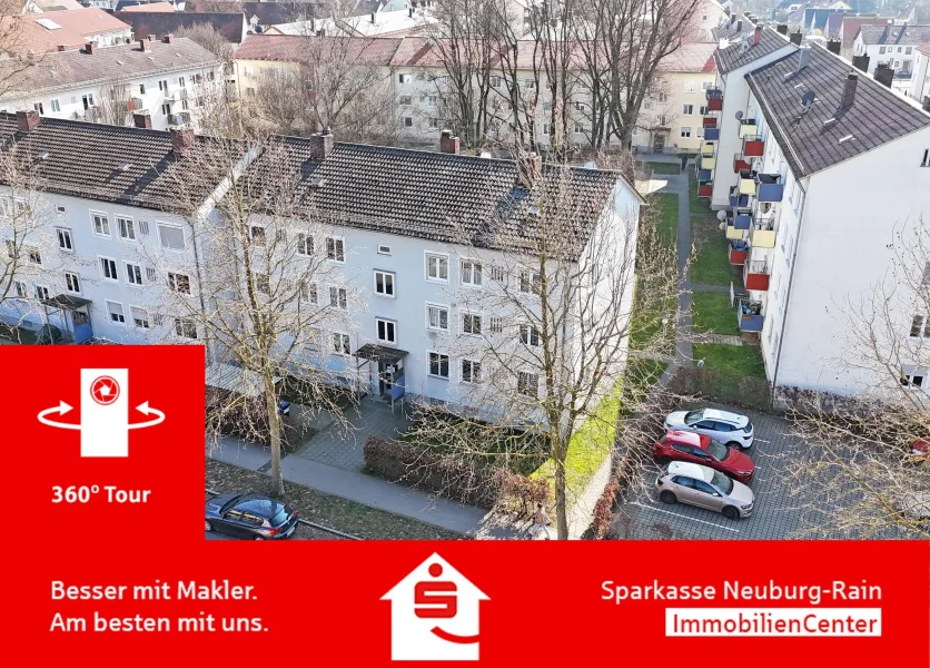 Außenansicht - Wohnung kaufen in Neuburg - Heute vermieten - morgen einziehen!