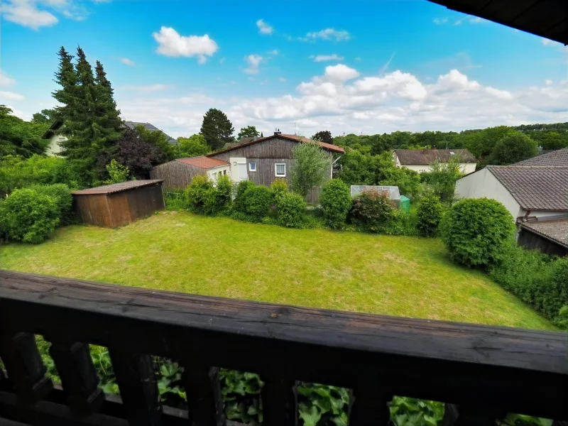 Ausblick vom Balkon