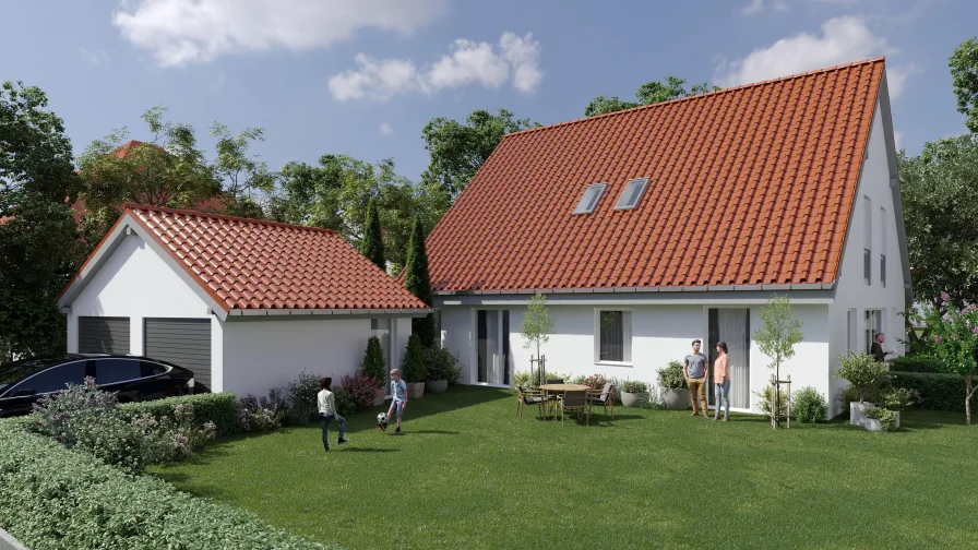 Titelbild - Visualisierung - Haus kaufen in Dingolfing - Nach Ihren Vorstellungen gebaut: Einfamilienhaus in guter Lage von Dingolfing Höll Ost II