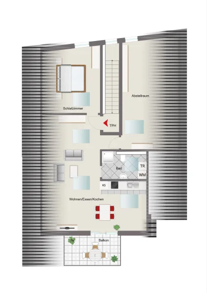 Grundriss Dachgeschoss