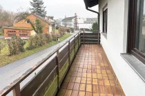 Blick vom Balkon