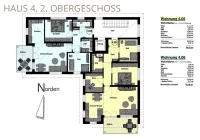 Grundrisse Haus 4 2. Obergeschoss