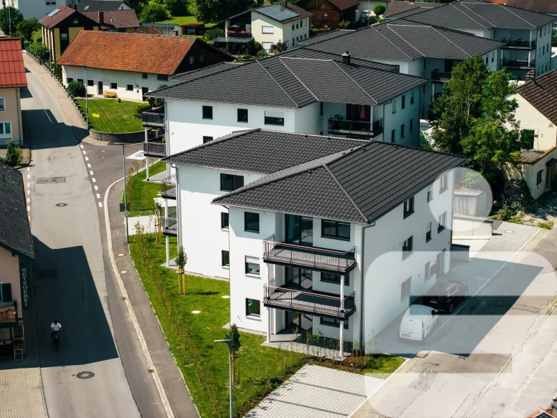 Ansicht - Wohnung kaufen in Pocking - Residenz am Stadtpark - Wohnen mit Erholungsfaktor in Pocking