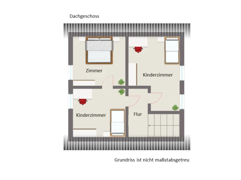 GRUNDRISS DACHGESCHOSS