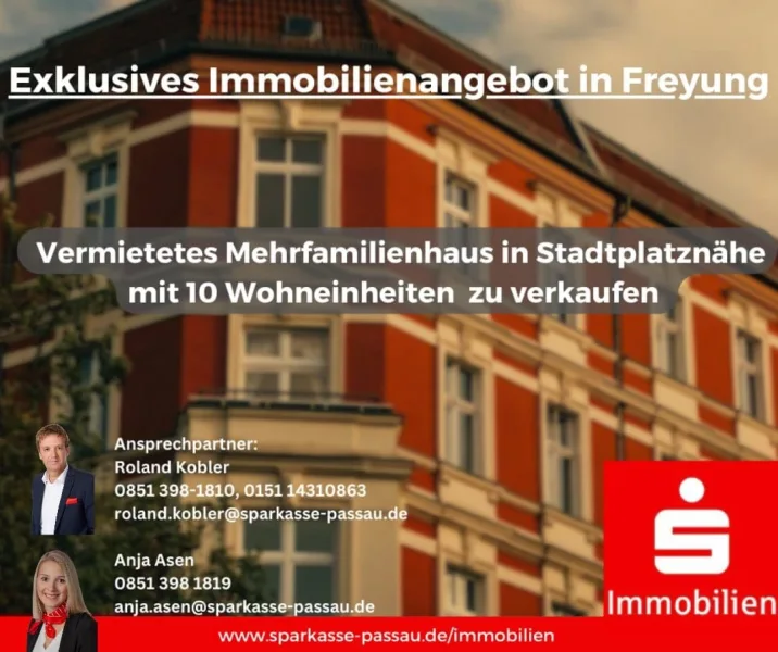 1734343024612 - Zinshaus/Renditeobjekt kaufen in Freyung - Vermietetes Mehrfamilienhaus in Freyunger Toplage