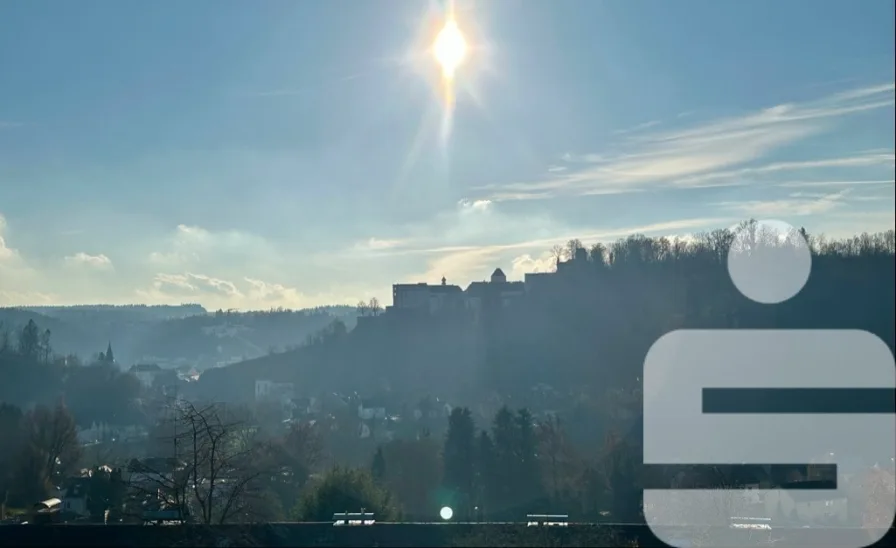 Ausblick - Wohnung kaufen in Passau - Alles auf einen Blick... sonnige 4 Zimmerwohnung in Passau-Grubweg!