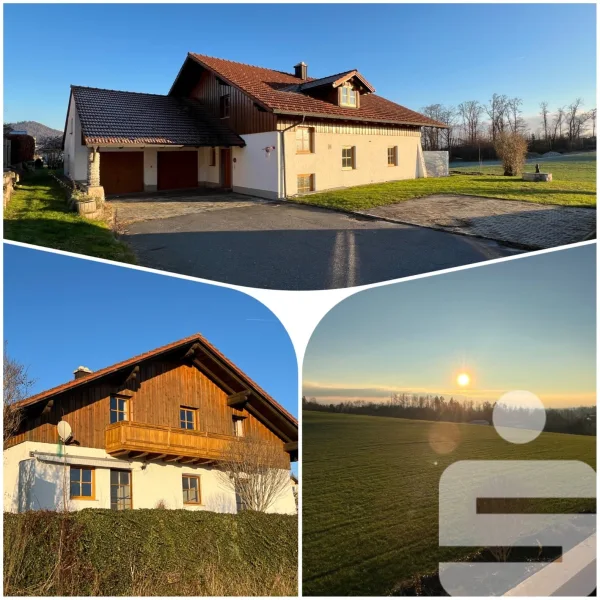 Titel - Haus kaufen in Hauzenberg - Sonne, Ruhe, Weite - wunderschöne Ortsrandlage Einfam.-Haus mit Doppelgarage in Hauzenberg