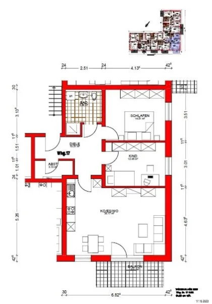 Grundriss Whg-17