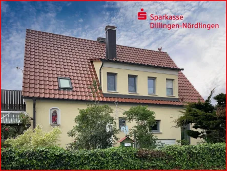 Außenansicht - Haus kaufen in Dillingen - Gepflegtes Einfamilienhaus in attraktiver Lage!