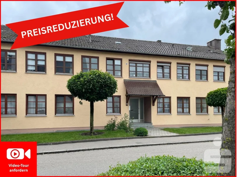 Titelbild - Wohnung kaufen in Höchstädt - Darauf haben Sie gewartet: Erdgeschosswohnung mit Garten!