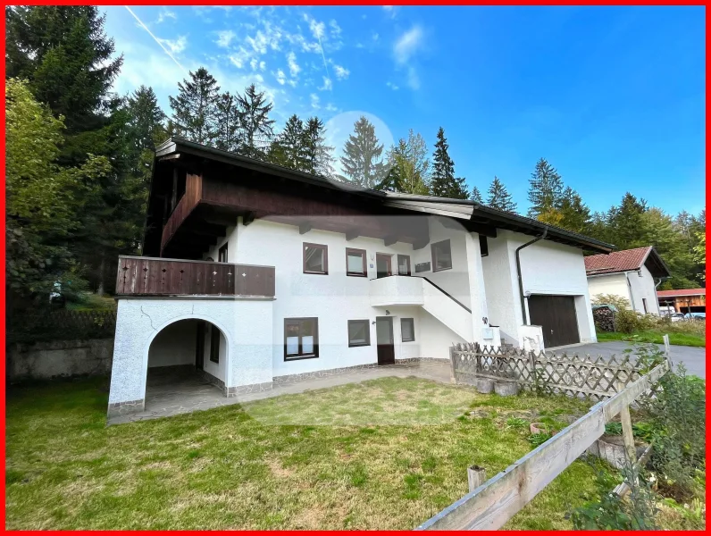 Hausansicht - Haus kaufen in Riedlhütte - Großzügiges Mehrfamilien-/Mehrgenerationenhaus in 94566 Riedlhütte