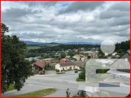 Blick vom Balkon