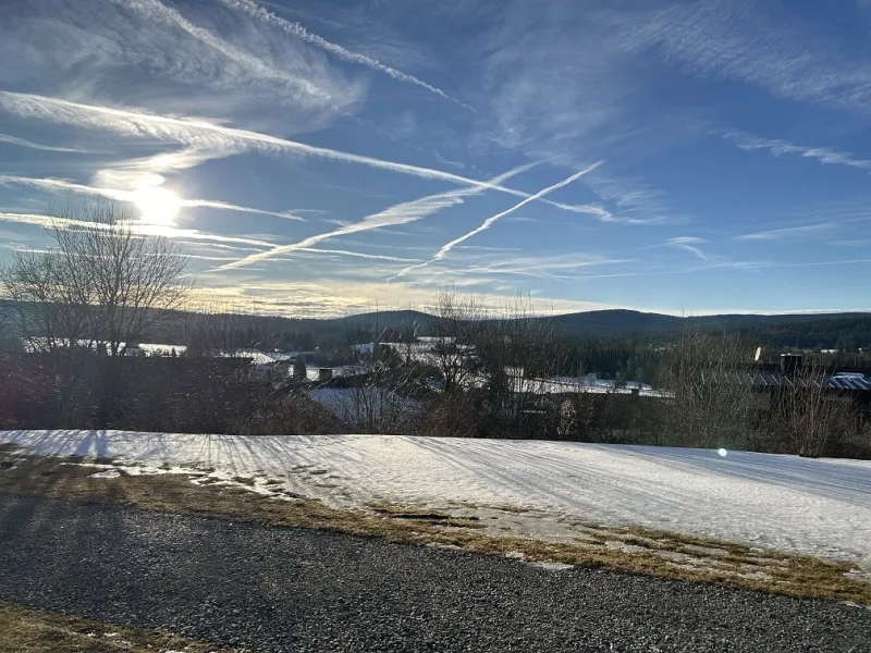 Blick vom Balkon