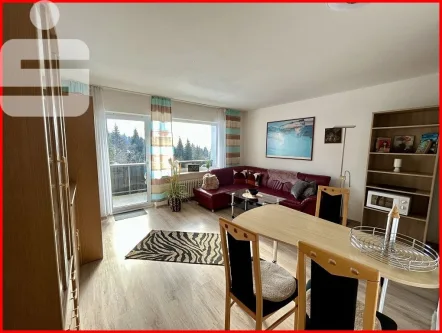 Wohnen / Essen - Wohnung kaufen in Haidmühle - 2-Zimmer-Eigentumswohnung bei 94145 Haidmühle