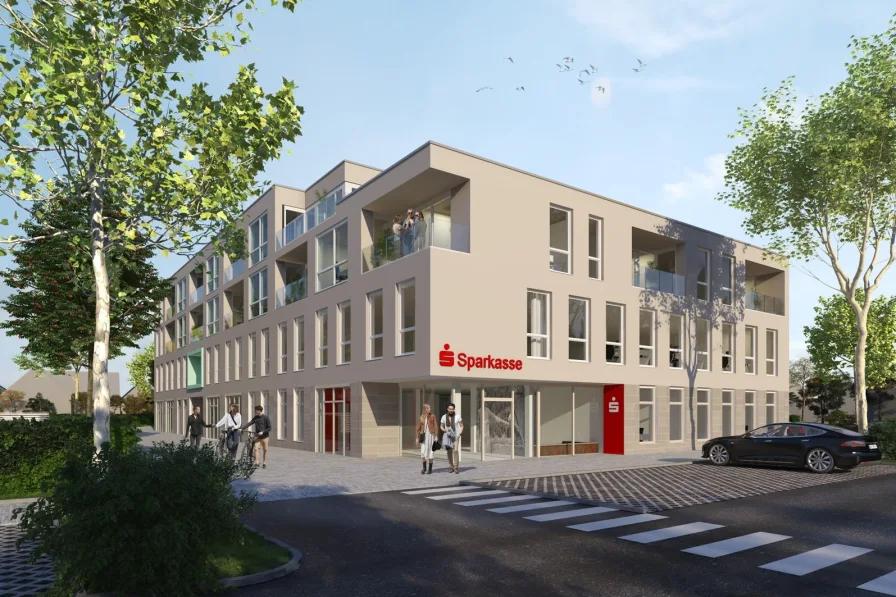 Ansicht Gebäude - Büro/Praxis mieten in Elsenfeld - Neue Büro- und Praxisflächen im Herzen von Elsenfeld zu vermieten