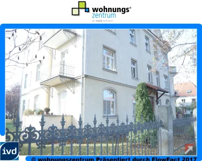 Hausansicht - Wohnung mieten in Dresden - Ruhige und grüne 3-Zimmer Wohnung mit Balkon im Hochparterre!