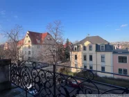 Blick vom Balkon