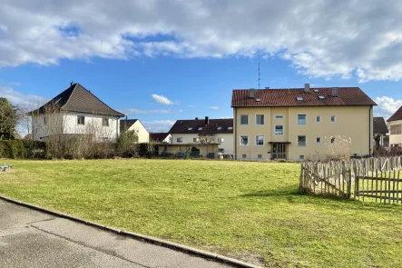 Blick von Norden - Grundstück kaufen in Mühldorf - Filetgrundstück in zentraler Lage von Mühldorf a. Inn