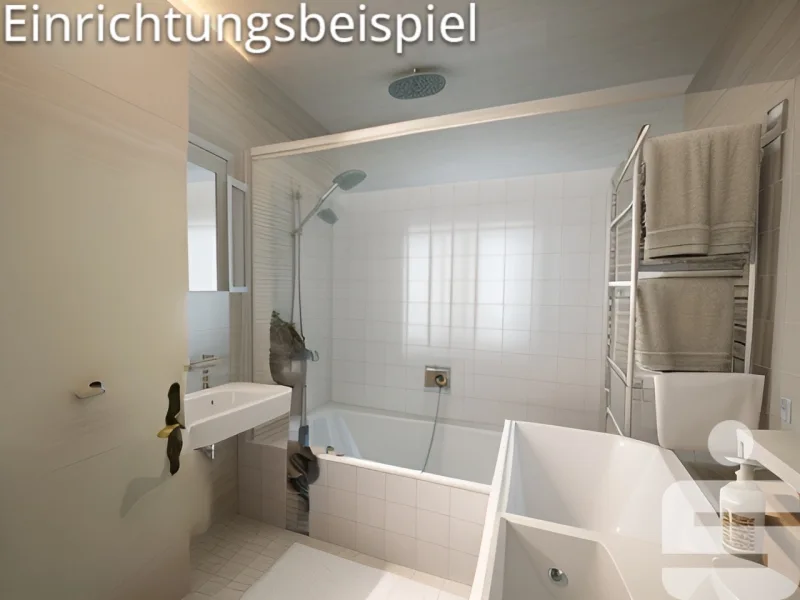 Badezimmer Einrichtungsbeispiel