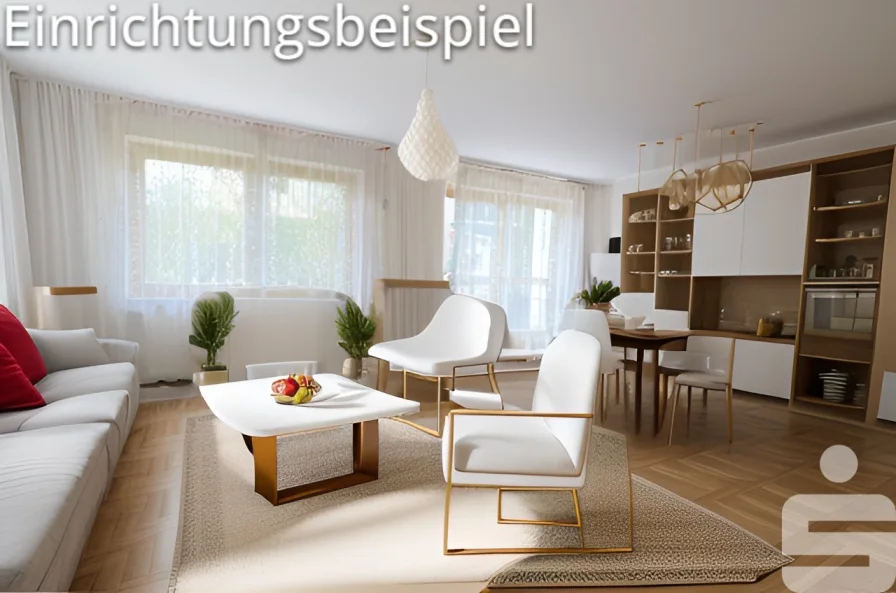 Einrichtungsbeispiel Wohnzimmer