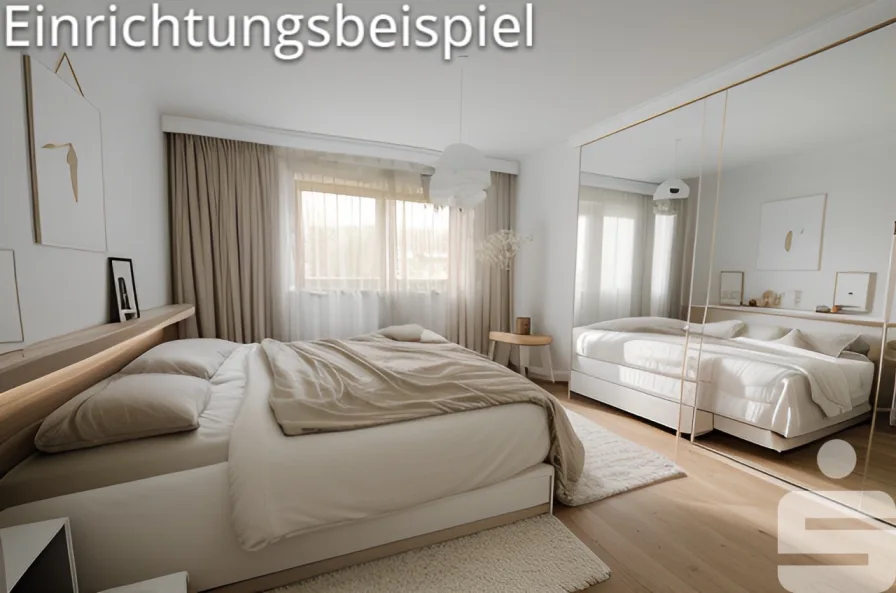 Einrichtungsbeispiel Schlafzimmer