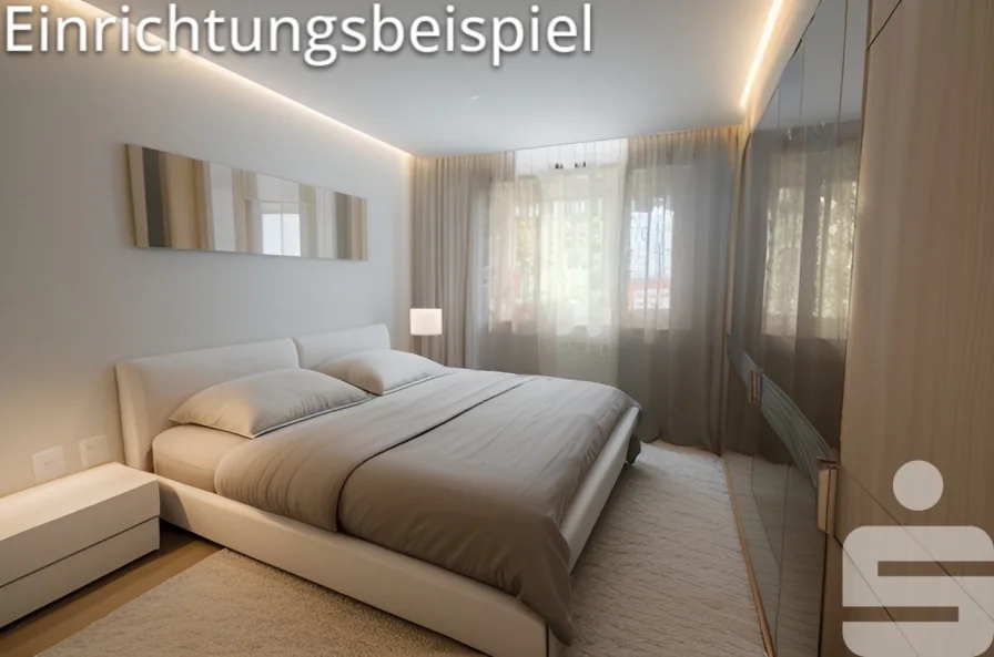 Einrichtungsbeispiel Schlafzimmer