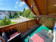 Balkon mit schönem Ausblick