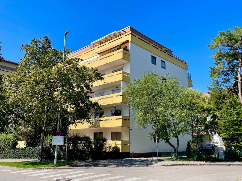 Seitenansicht - Wohnung kaufen in Olching - 2-Zi.-Dachterrassenwohnung in Neu-Esting