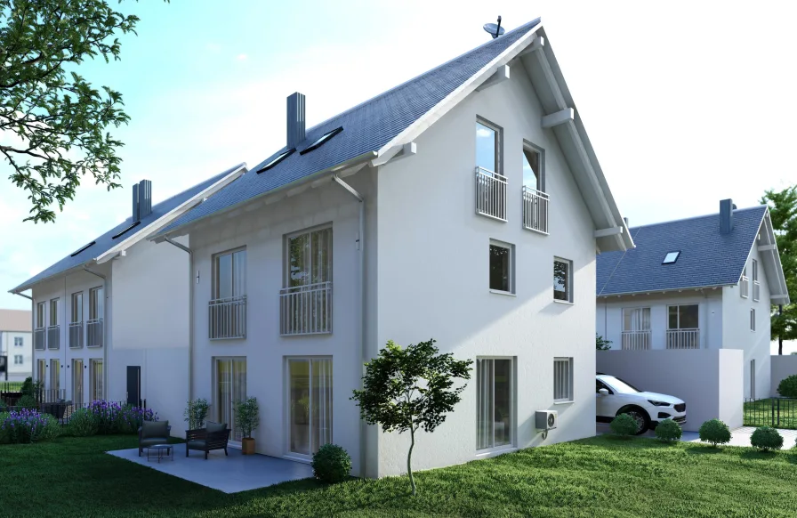 Visualisierung Einfamilienhaus - Haus kaufen in Germering - Wohnen auf der Sonnenseite