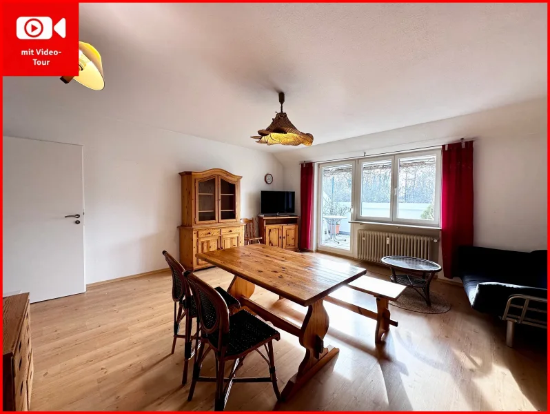 Wohnzimmer Essbereich - Wohnung kaufen in Fürstenfeldbruck -  Schöne und gepflegte 2-Zimmerwohnung in Fürstenfeldbruck