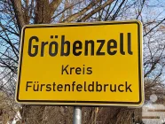 Ortsschild Gröbenzell