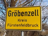 Ortsschild Gröbenzell