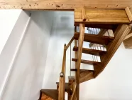 Treppe zum Speicher