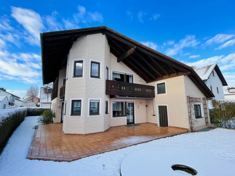 Ansicht vom Garten - Haus kaufen in Türkenfeld - Einfamilienhaus in guter schöner Wohnlage