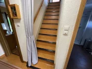 Treppe zum Dachgeschoss