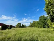 Schöner Ausblick hinter dem Haus