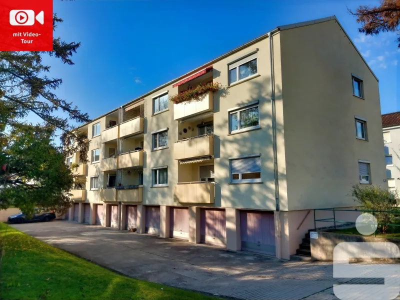 Balkonansicht - Wohnung kaufen in Germering - Attraktive 2- Zimmer Wohnung mit Balkon