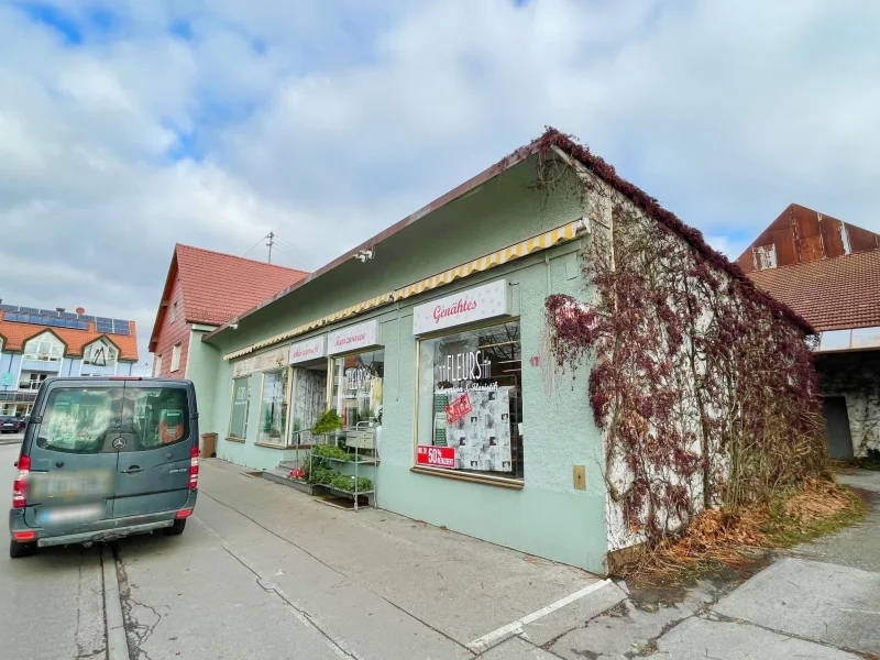 Vorderansicht - Laden/Einzelhandel mieten in Maisach - Verkaufs-/ Büro-/ Lagerfläche im Zentrum