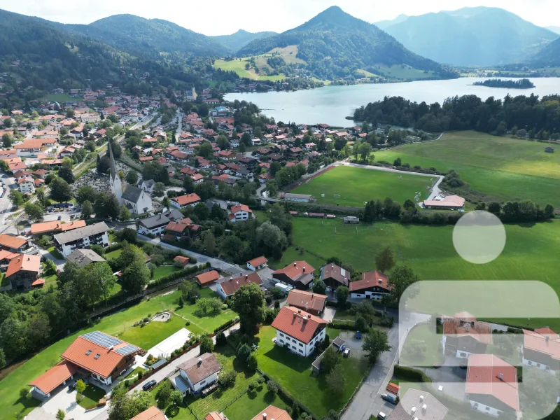 Blick zum Schliersee - Grundstück kaufen in Schliersee - Wenn Sie Ruhe, viel Sonne und die Nähe zum See suchen.... 