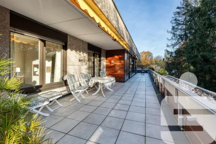 Dachterrasse  - Wohnung kaufen in München - Dachterrassentraum in bester Lage von Harlaching  