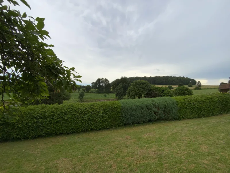 Garten und Fernblick