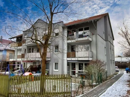 Gartenansicht - Wohnung kaufen in Bamberg - Attraktiv wohnen in zentraler Lage