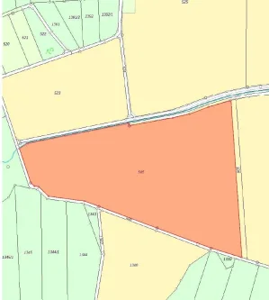 Lageplan - Grundstück kaufen in Otting - Rund 6,4 Hektar Ackerland, gute Lage und Zufahrt