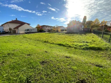 Voll erschlossen - ohne Bauzwang - Grundstück kaufen in Nördlingen - Voll erschlossen - Baugrundstück ohne Bauzwang