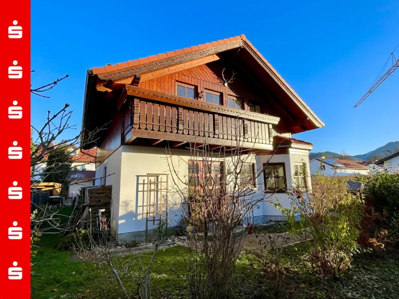 Ansicht von Nord-Westen - Haus kaufen in Benediktbeuern - Junges, freistehendes Haus mit optionaler Einliegerwohnung