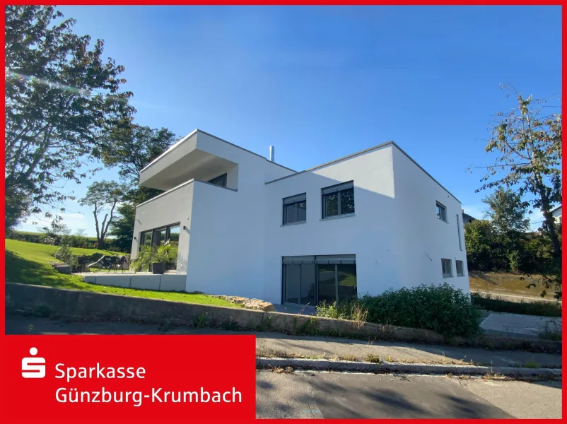 Außenansicht - Haus kaufen in Günzburg - Doppelhaushälfte in Wasserburg 