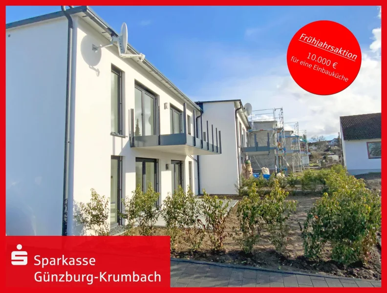 Ansicht - Wohnung kaufen in Bibertal - NEUBAU: Terrassewohnung  in Bühl